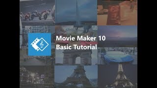 Windows Movie Maker 10  Basic editing tutorial [upl. by Frants]