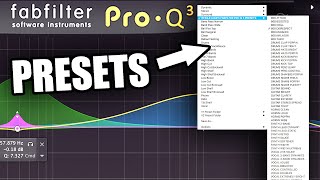 How to Install FabFilter ProQ 3 Presets 50 EQ PRESETS FREE DOWNLOAD [upl. by Drallim]