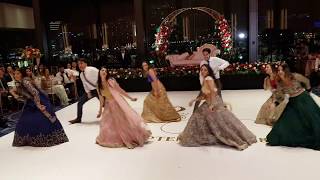 BEST INDIAN BOLLYWOOD WEDDING RECEPTION DANCE 2018 [upl. by Aitenev]