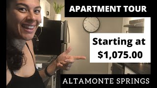 Altamonte Springs Apartment Tour  Orlando Living for 1075  Very Large [upl. by Moselle]