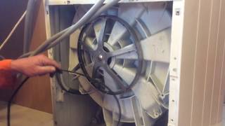 Replacing brushes on a Bosch washing machine [upl. by Anayia]