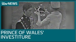 Prince Charles 1969 investiture at Caernarfon Castle  ITV News [upl. by Den369]