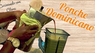 How To Make Dominican Ponche Como Hacer Ponche Dominicano ENG SUB [upl. by Esihcoc240]