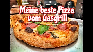 Meine beste Pizza vom Gasgrill  Westmünsterland BBQ [upl. by Aniala]