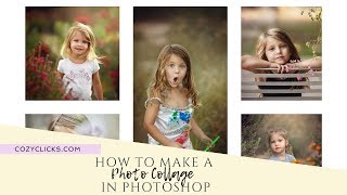 How To Create A Photo Collage In Photoshop VIDEO [upl. by Gambell]