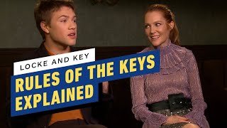 Locke and Key Cast Explains the Rules of the Magic Keys [upl. by Ainesey933]