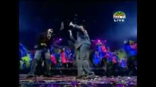 Chiranjeevi Pawan Kalyan stage performance at Vajrothsavam [upl. by Standford]