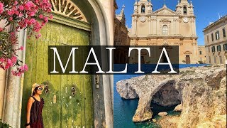 3 Days in MALTA  Valletta Mdina Stunning Blue Grotto 3 Cities [upl. by Presley]