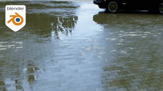 Blender Tutorial Photorealistic Puddles [upl. by Osmond]