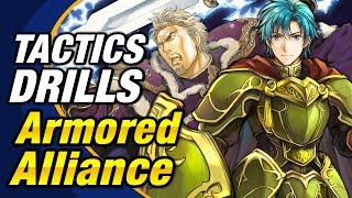 Fire Emblem Heroes  Tactics Drills Grandmaster 24 Armored Alliance 1 ORB FEH [upl. by Anitnahs]