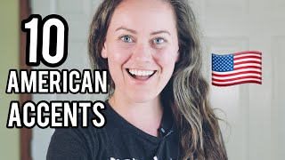 10 American Accents Imitation Examples [upl. by Boudreaux]