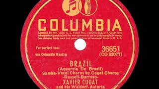 1943 HITS ARCHIVE Brazil  Xavier Cugat [upl. by Atniuq677]