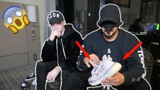 SNEAKER BLIND ERRATEN CHALLENGE mit Justin [upl. by Llerrod]