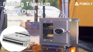 POMOLY Folding Titanium Stove Oven M  Bake Anything [upl. by Nilyaj]