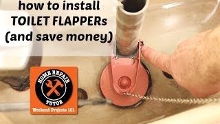 How to Replace a Toilet Flapper Valve [upl. by Einahpehs]