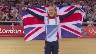 Trott wins Womens Omnium Gold  500m Time Trial  London 2012 Olympics [upl. by Olivie]