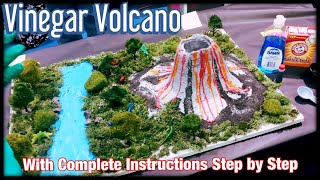 Volcano Eruption Project  Fun Science Fair Project by Vanessa [upl. by Anikas42]