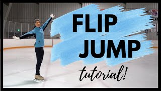 Figure Skating Jumps  FLIP JUMP Tutorial [upl. by Debera202]