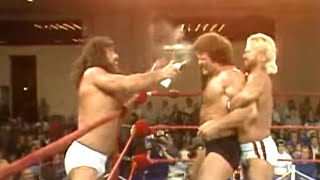 Scott Hall amp Curt Henning vs Steve Regal amp Jimmy Garvin AWA  November 26 1985 [upl. by Sinnaoi402]