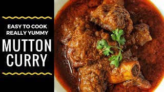 MUTTON CURRY  EASY MUTTON CURRY RECIPE  INDIAN MUTTON CURRY RECIPE  मटन करी [upl. by Earahs]