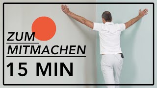 15 Minuten Dehnungsroutine für einen geraden Rücken [upl. by Julienne]