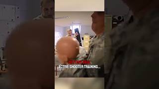 Military base active shooter scenario training‼️🤯 military army combat war [upl. by Drhcir]