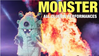 The Masked Singer Monster All Clues Performances amp Reveal [upl. by Millar386]