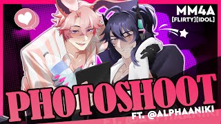 Photoshoot  ASMR RP  MM4A Flirty Idol ft AlphaAniki [upl. by Trilbi]