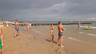 Lido di Jesolo  Beach Walking Tour 4K HDR 60fps [upl. by Maxma]