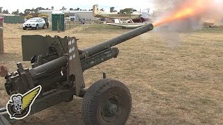 Artillery Firing WW2era 6pounder AntiTank [upl. by Gleich]