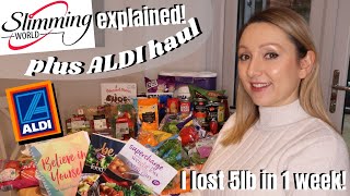 Slimming World Explained  The Basics amp Starter Pack Plus Aldi Haul [upl. by Retsevel]