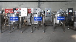 100L Mini Dairy Milk Pasteurizer Pasteurization Machine [upl. by Enelyk]