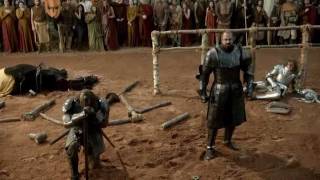 Ser Loras Tyrell vs Gregor Clegane tournament [upl. by Retsim76]