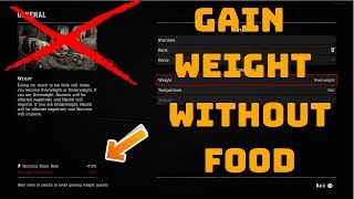 How to gain weight in Red Dead Redemption 2 Online or SECRET UNLIMITED WEIGHT GLITCH [upl. by Eedak723]