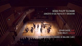 Telemann  Concerto en sol pour alto et orchestre  G Caussé ORCW  LIVE 4K [upl. by Oeniri]