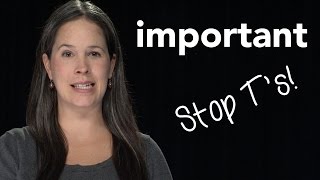 How to Pronounce IMPORTANT  American English [upl. by Behka]