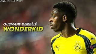 19 Year Old Ousmane Dembélé  Dortmund  Goals amp Skills [upl. by Orabel109]