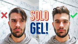 CAPELLI RAGAZZO allindietro  Come usare il Gel [upl. by Annasus]