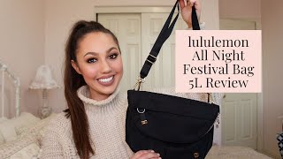 lululemon All Night Festival Bag 5L Review [upl. by Pinette]