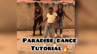 Amapiano dance tutorial for Paradise with blacklunatic and babyfacewomdantso Easy and quick🇿🇦 [upl. by Melentha]