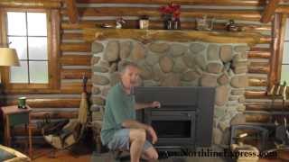 Installing a Volgalzang Colonial Wood Burning Stove Insert [upl. by Holli655]