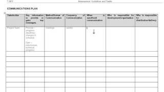 Simple Communications Plan Template [upl. by Nonnahc61]