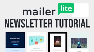 Mailerlite Newsletter Tutorial  How To Create A Newsletter [upl. by Silber843]