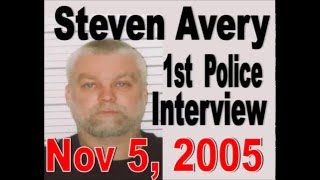 Steven Avery 1st Police Interrogation  Interview Nov 5 2005  Making a Murdererer Teresa Halbach [upl. by Bible]