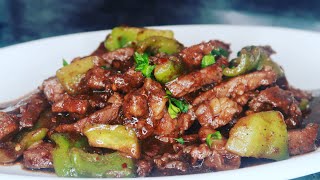 How To Make Chinese Style Pepper Steak  BETTER THAN TAKEOUT [upl. by Razal]