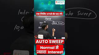 Autosweep Facility in Saving Account banking savingaccounts charteredaccountant [upl. by Yrallih]