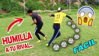 Aprende 5 Regates FÁCILES para BURLAR a tu RIVAL en el FÚTBOL  Tutorial de Fútbol [upl. by Nnylyaj]