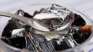 Coffee Jelly Coffee Jello Recipe  Cooking with Dog [upl. by Harvison842]