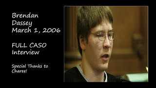 Brendan Dassey  March 1 2006  CASO FULL Interview [upl. by Rollecnahc464]