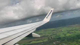 Ireland’s small regional airport RYANAIR 737 Kerry to Dublin flight review [upl. by Rizan]